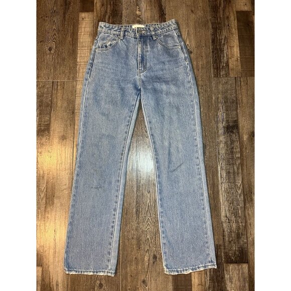 ROLLAS Original Straight Jeans Brad Blue Size 23 - Picture 9 of 9